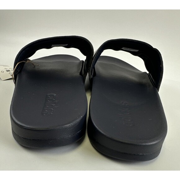 Adidas Adilette Comfort Slide Sandal Tags Navy White Stripes Legend Ink Mens 13 main image 8